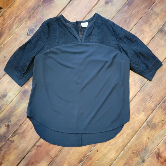 Lane Bryant Tops - Lane Bryant Plus Size Black Tunic, Size 20